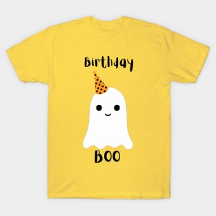 Birthday boo halloween birthday design T-Shirt